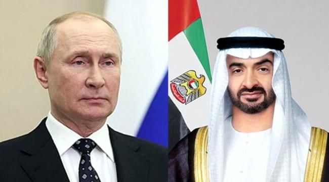 رئيس الإمارات يهنئ بوتين بمناسبة تنصيبه لولاية جديدة لروسيا ...