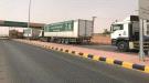 مقدمة من مركز الملك سلمان...عبور 294 شاحنة منفذ الوديعة تحمل مساعدات اغاثية لعدد من المحافظات ...